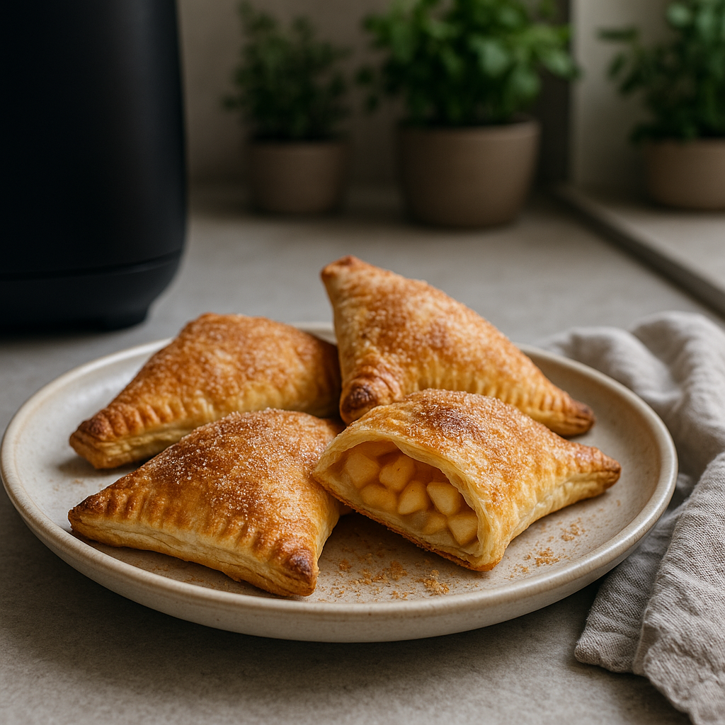 Apfel-Zimt-Quarktaschen aus dem Airfryer