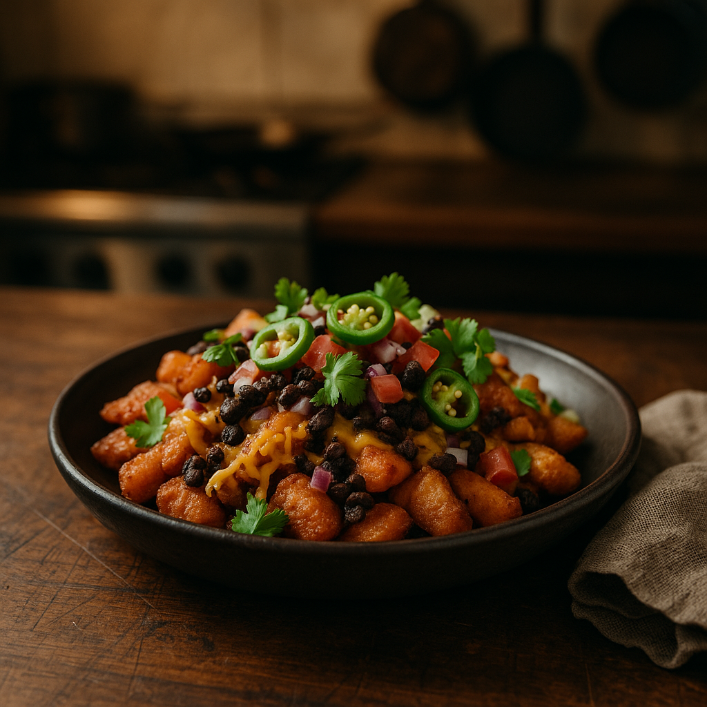 Süßkartoffel-Gnocchi-Nachos