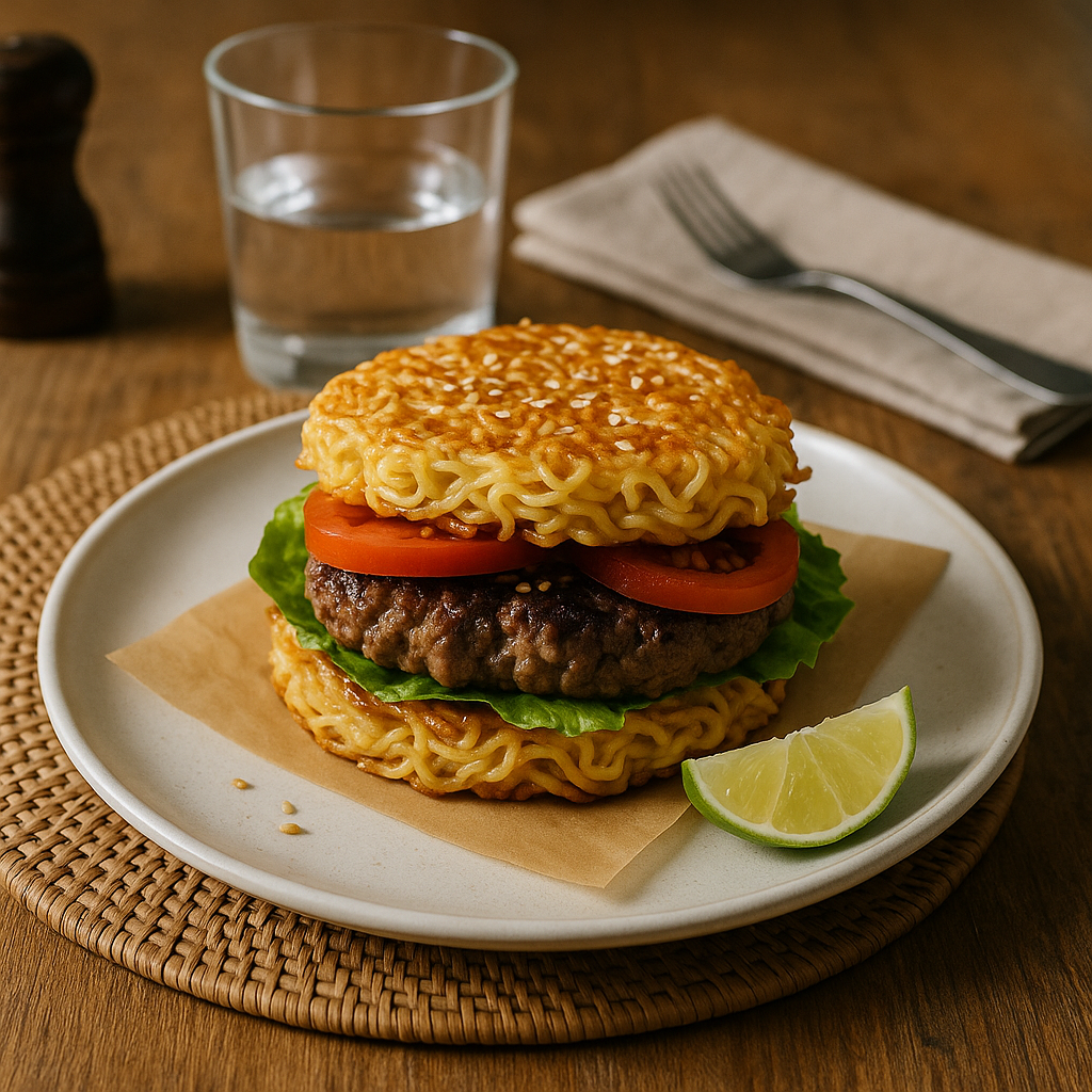 Crispy Ramen-Burger