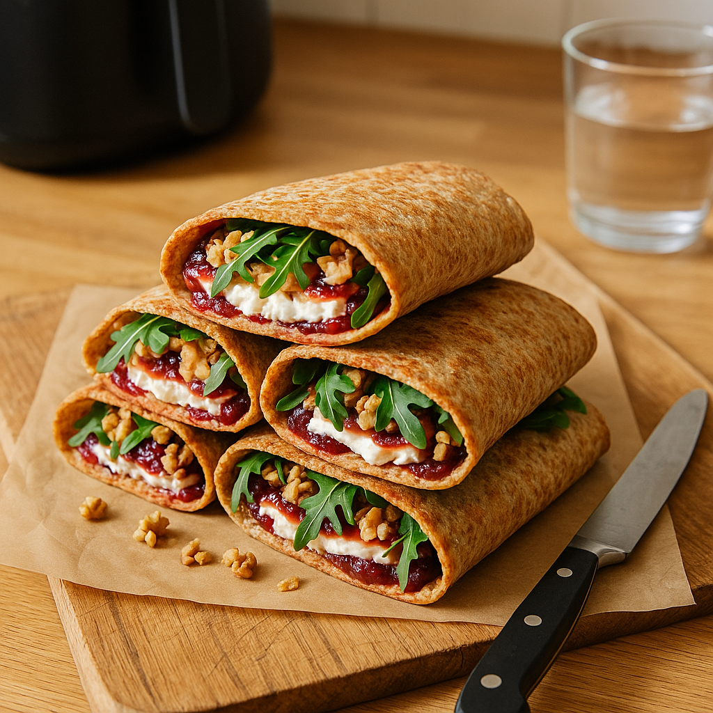 Cranberry-Ziegenkäse-Sandwiches aus dem Airfryer