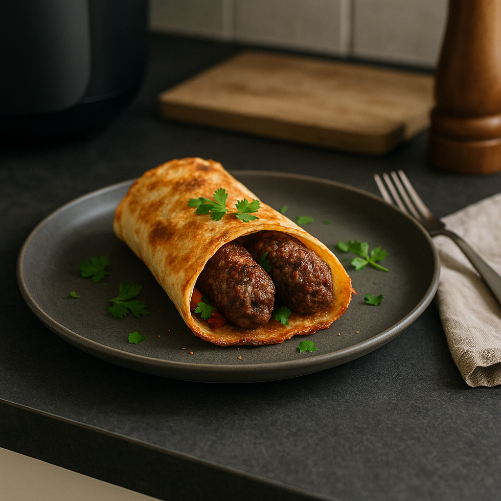 Crispy Köfte Wraps aus dem Airfryer
