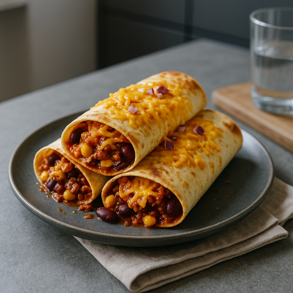 Scharfe Tex-Mex Lasagne mit Tortillas